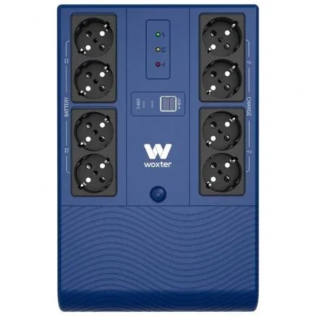 Woxter SAI Línea Interactiva Multibase UPS 1200 VA/ 720W, 8 Salidas, Formato Torre, Monofásico Woxter SAI Línea Interactiva Multibase UPS 1200 VA/ 720W, 8 Salidas, Formato Torre, Monofásico